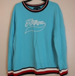 Medium Blue Long Sleeve Top